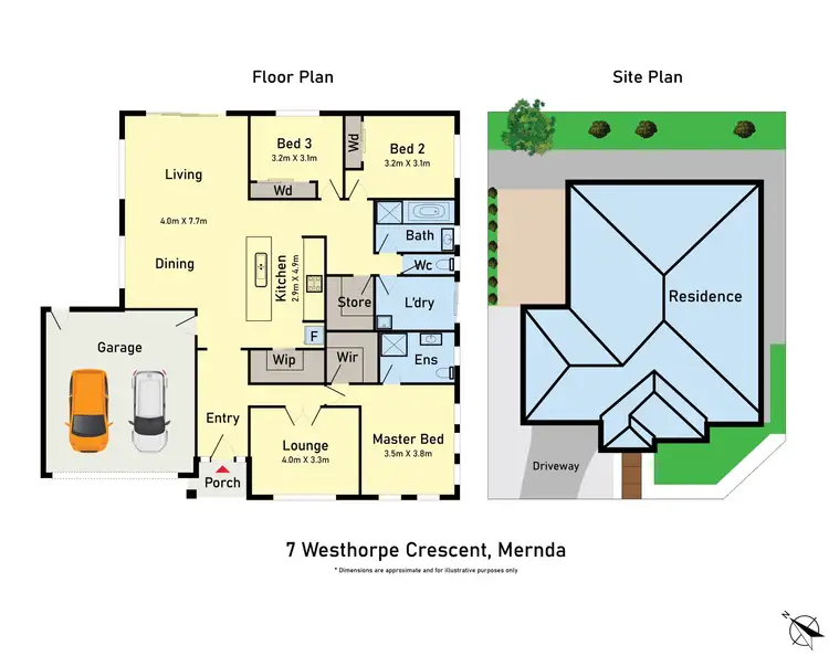 Floorplan of Homely house listing, 7 Westhorpe Crescent, Mernda VIC 3754