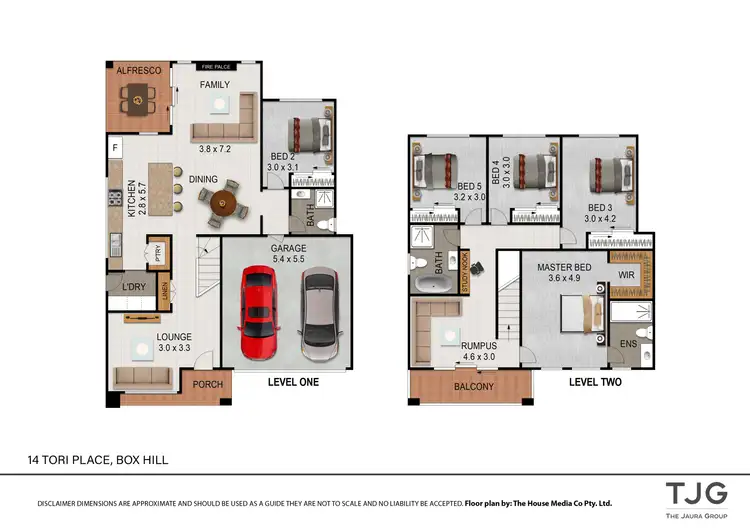 Floorplan of Homely house listing, 14 Tori Street, Box Hill NSW 2765