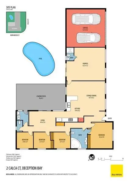 Floorplan of Homely house listing, 2 Calca Court, Deception Bay QLD 4508