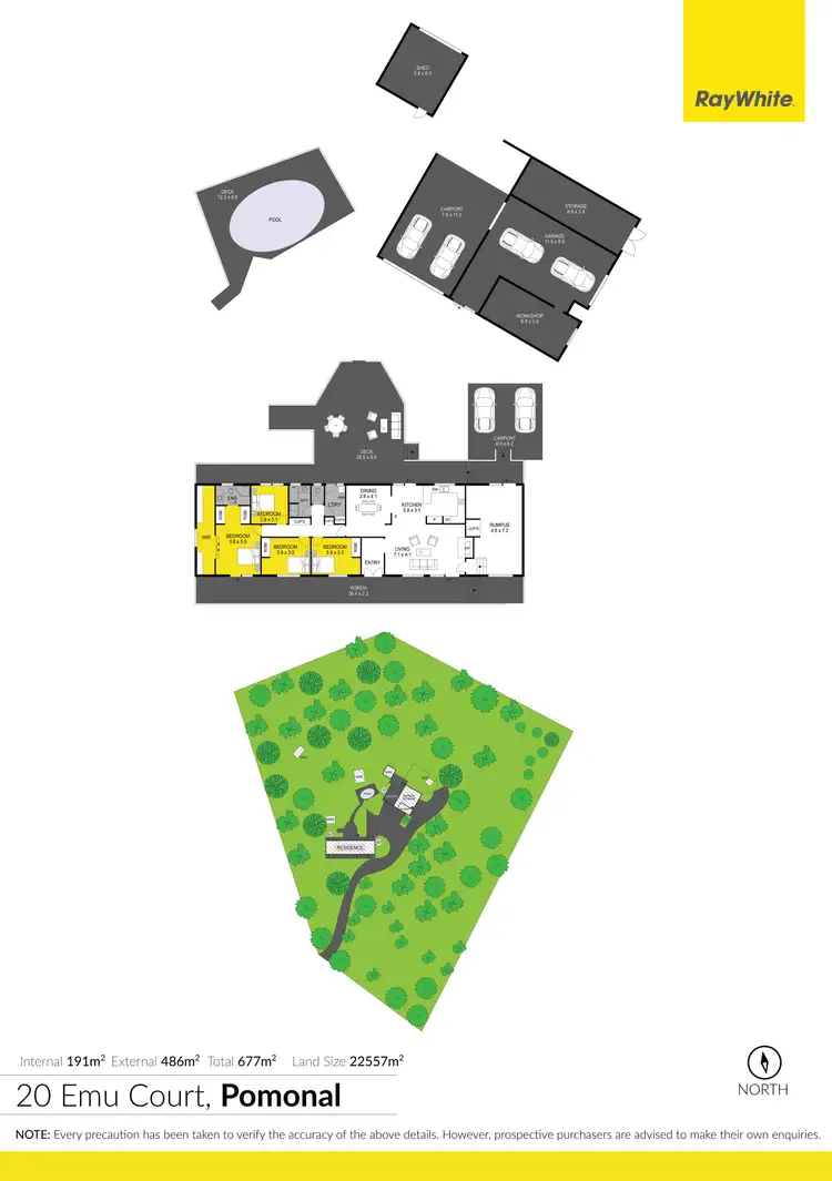 Floorplan of Homely house listing, 20 Emu Court, Pomonal VIC 3381
