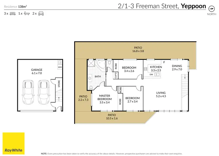 Floorplan of Homely house listing, 2/1-3 Freeman Street, Yeppoon QLD 4703