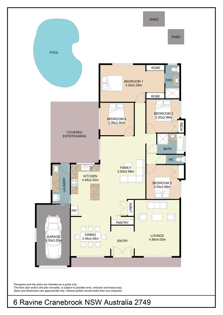 Floorplan of Homely house listing, 6 Ravine Close, Cranebrook NSW 2749
