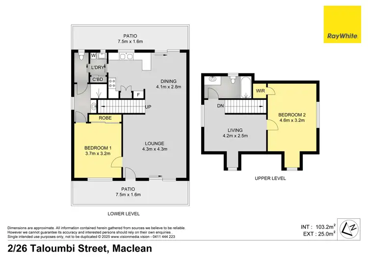 Floorplan of Homely townhouse listing, 26 Taloumbi Street, Maclean NSW 2463
