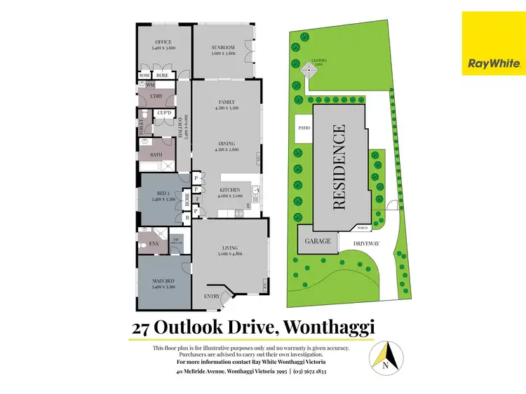 Floorplan of Homely house listing, 27 Outlook Drive, Wonthaggi VIC 3995