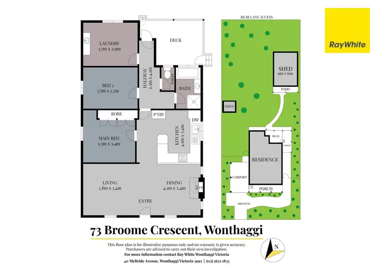 Floorplan of Homely house listing, 73 Broome Crescent, Wonthaggi VIC 3995