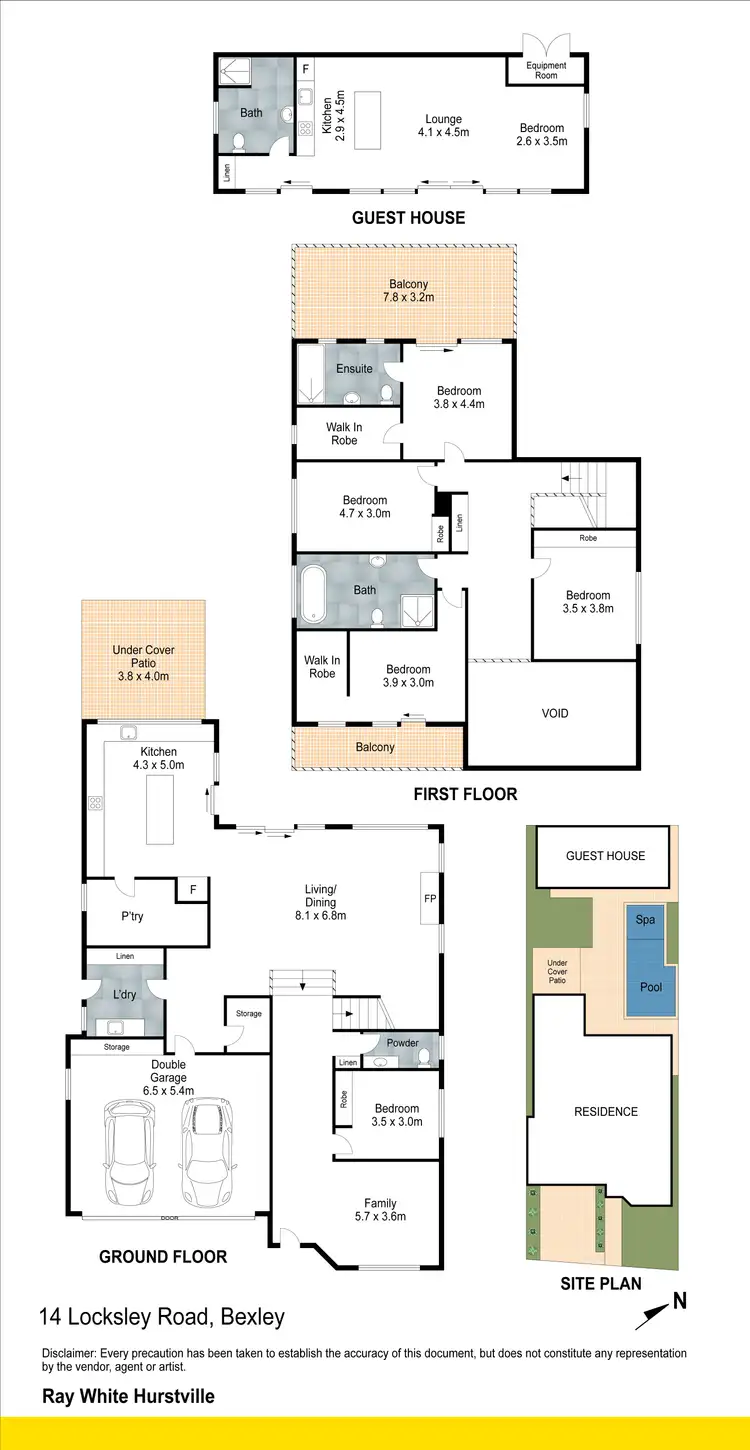 Floorplan of Homely house listing, 14 Locksley Road, Bexley NSW 2207