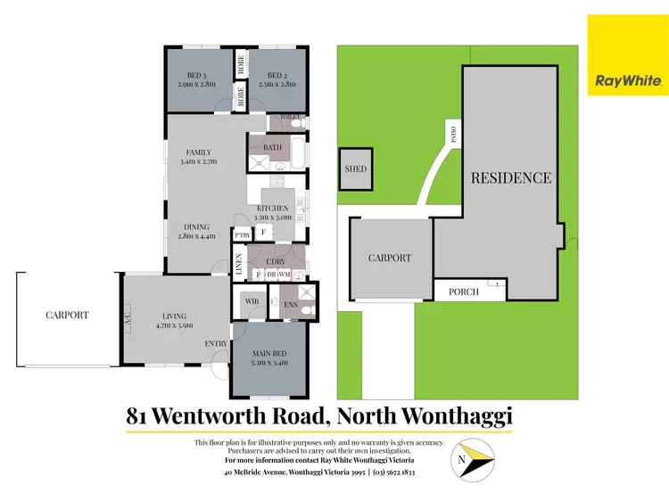 Floorplan of Homely house listing, 81 Wentworth Road, North Wonthaggi VIC 3995