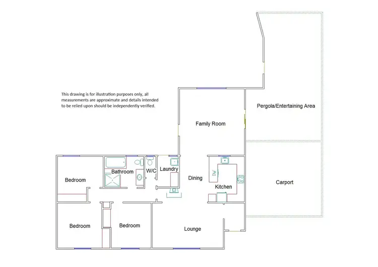 Floorplan of Homely house listing, 15 Milne Street, Bordertown SA 5268