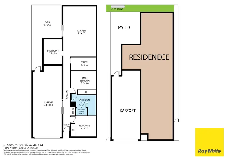 Floorplan of Homely unit listing, 38/65-73 Northern Highway (Sun River Home Park), Echuca VIC 3564