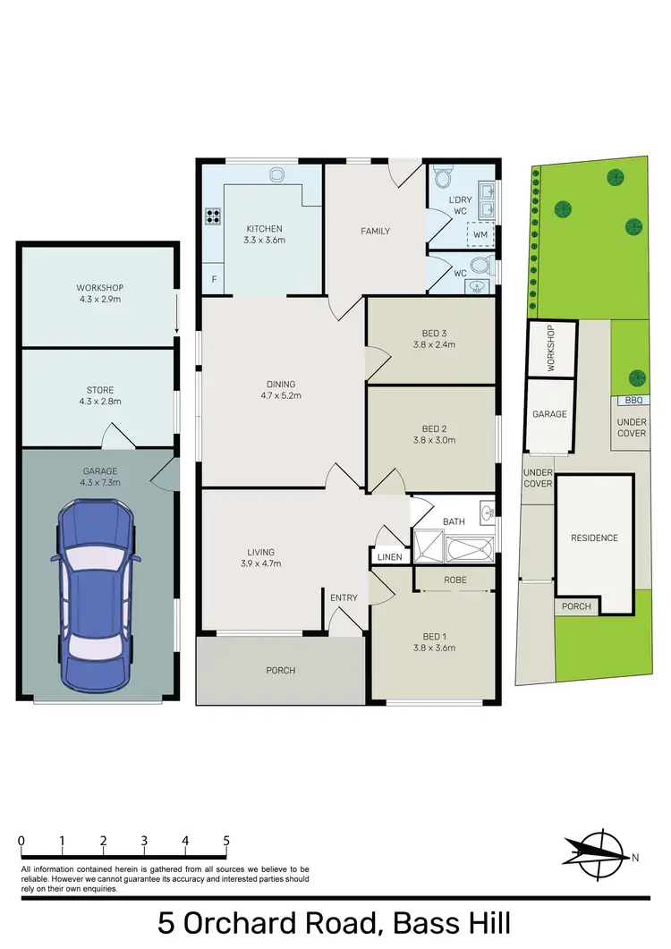 Floorplan of Homely house listing, 5 Orchard Road, Bass Hill NSW 2197