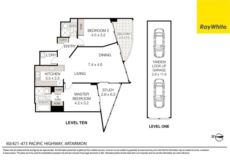 Floorplan of Homely unit listing, 60/421-473 Pacific Highway, Artarmon NSW 2064