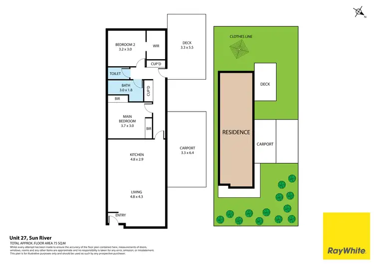 Floorplan of Homely villa listing, 27/65-73 Northern Highway (Sun River Home Park), Echuca VIC 3564