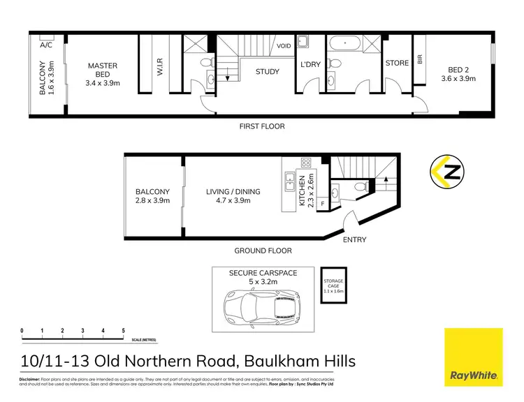 Floorplan of Homely unit listing, 10/13 Old Northern Road, Baulkham Hills NSW 2153