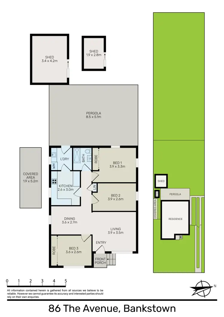 Floorplan of Homely house listing, 86 The Avenue, Bankstown NSW 2200