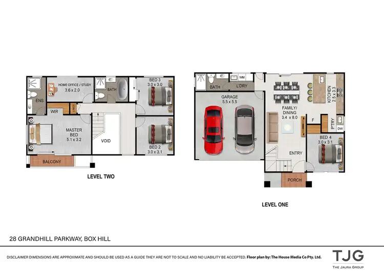 Floorplan of Homely house listing, 28 Grandhill Parkway, Box Hill NSW 2765