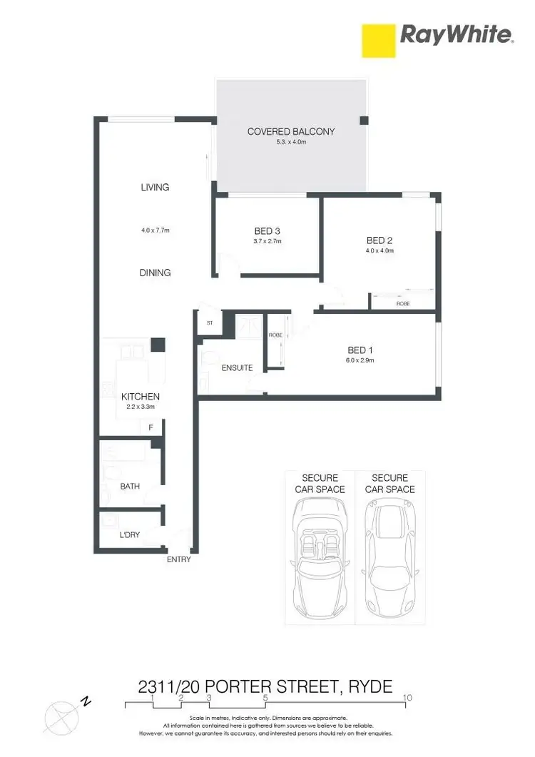 Floorplan of Homely apartment listing, 2311/20 Porter Street, Ryde NSW 2112