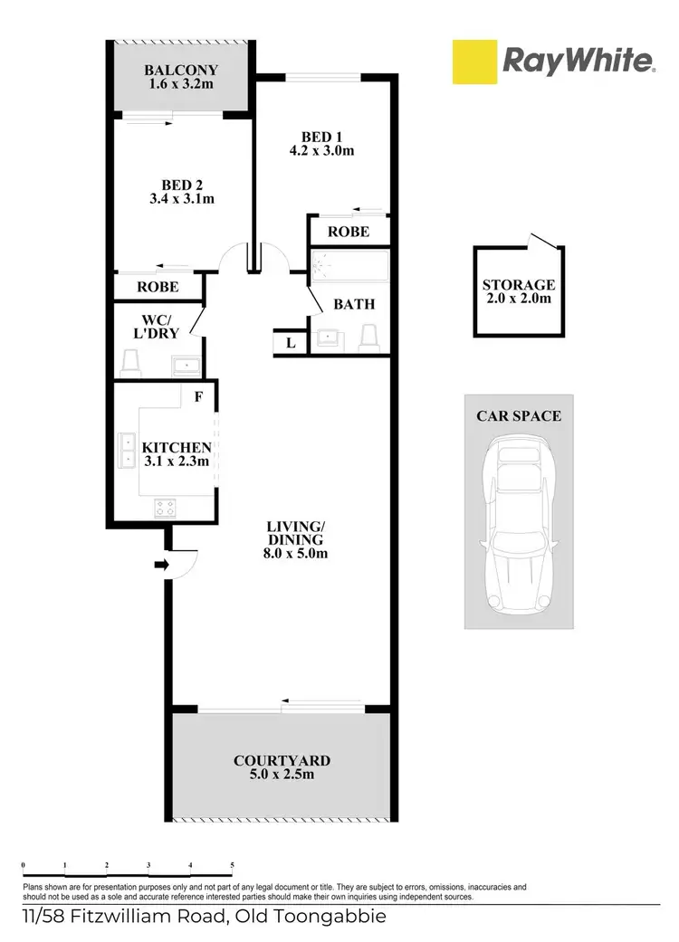 Floorplan of Homely apartment listing, 11/58-62 Fitzwiliam Road, Old Toongabbie NSW 2146