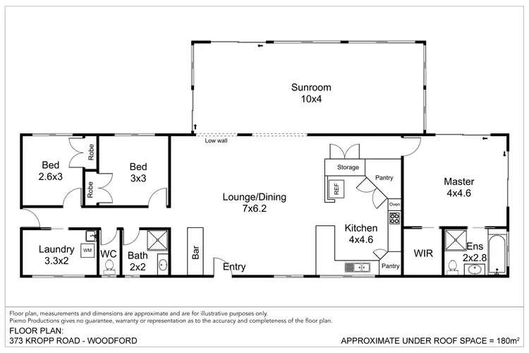 Floorplan of Homely house listing, 373 Kropp Road, Woodford QLD 4514