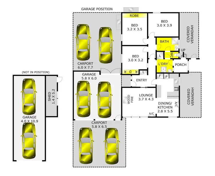 Floorplan of Homely house listing, 10 Lofty Court, Corio VIC 3214