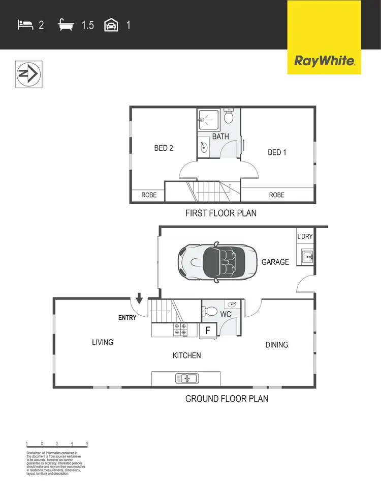 Floorplan of Homely unit listing, 9/2 Belconnen Way, Page ACT 2614
