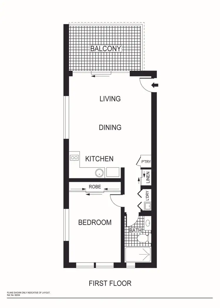 Floorplan of Homely apartment listing, 3/126 Thynne Street, Bruce ACT 2617