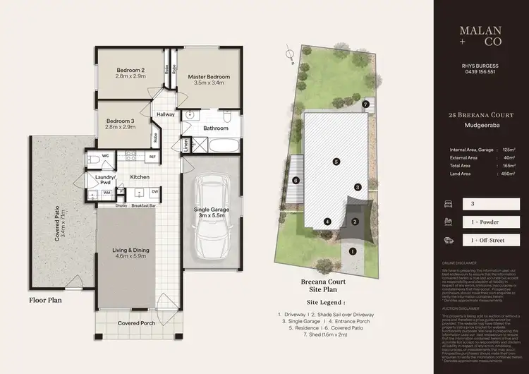 Floorplan of Homely house listing, 25 Breeana Court, Mudgeeraba QLD 4213