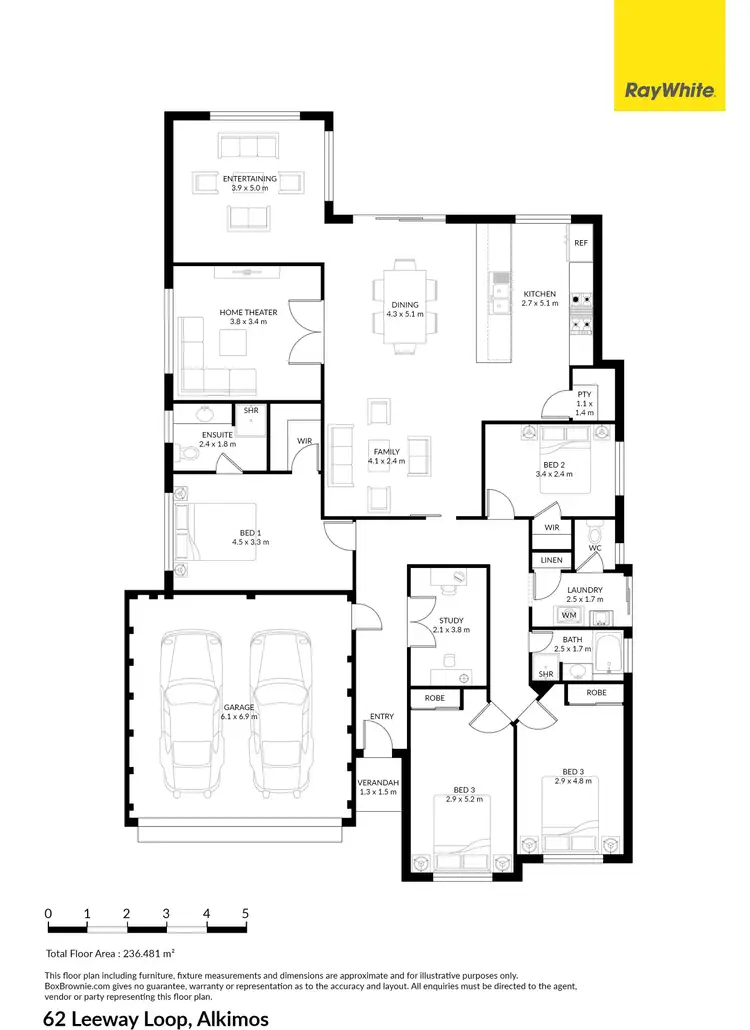 Floorplan of Homely house listing, 62 Leeway Loop, Alkimos WA 6038