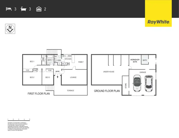 Floorplan of Homely house listing, 8 Druitt Place, Macquarie ACT 2614