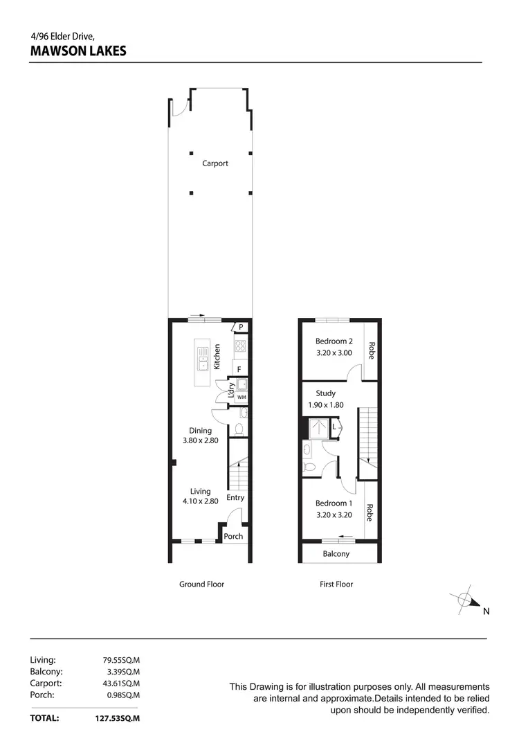 Floorplan of Homely townhouse listing, Address available on request