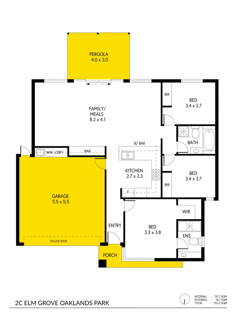 Floorplan of Homely house listing, 2B Elm Grove, Oaklands Park SA 5046