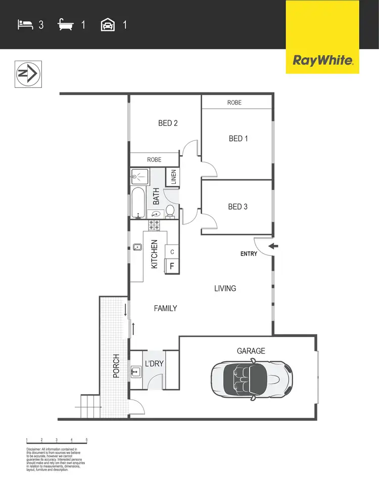 Floorplan of Homely townhouse listing, 88 Dexter Street, Cook ACT 2614