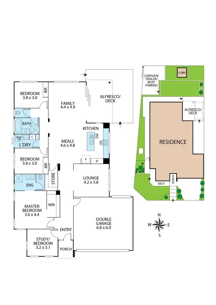 Floorplan of Homely house listing, 35 Elation Boulevard, Doreen VIC 3754