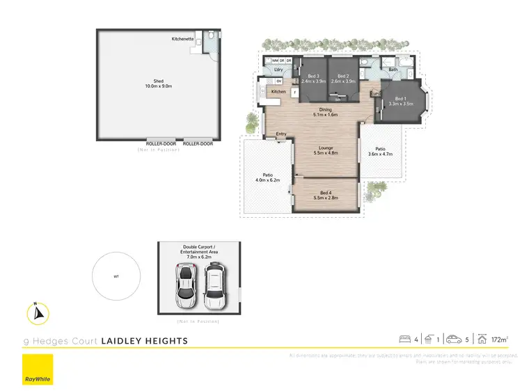 Floorplan of Homely house listing, 9 Hedges Court, Laidley Heights QLD 4341