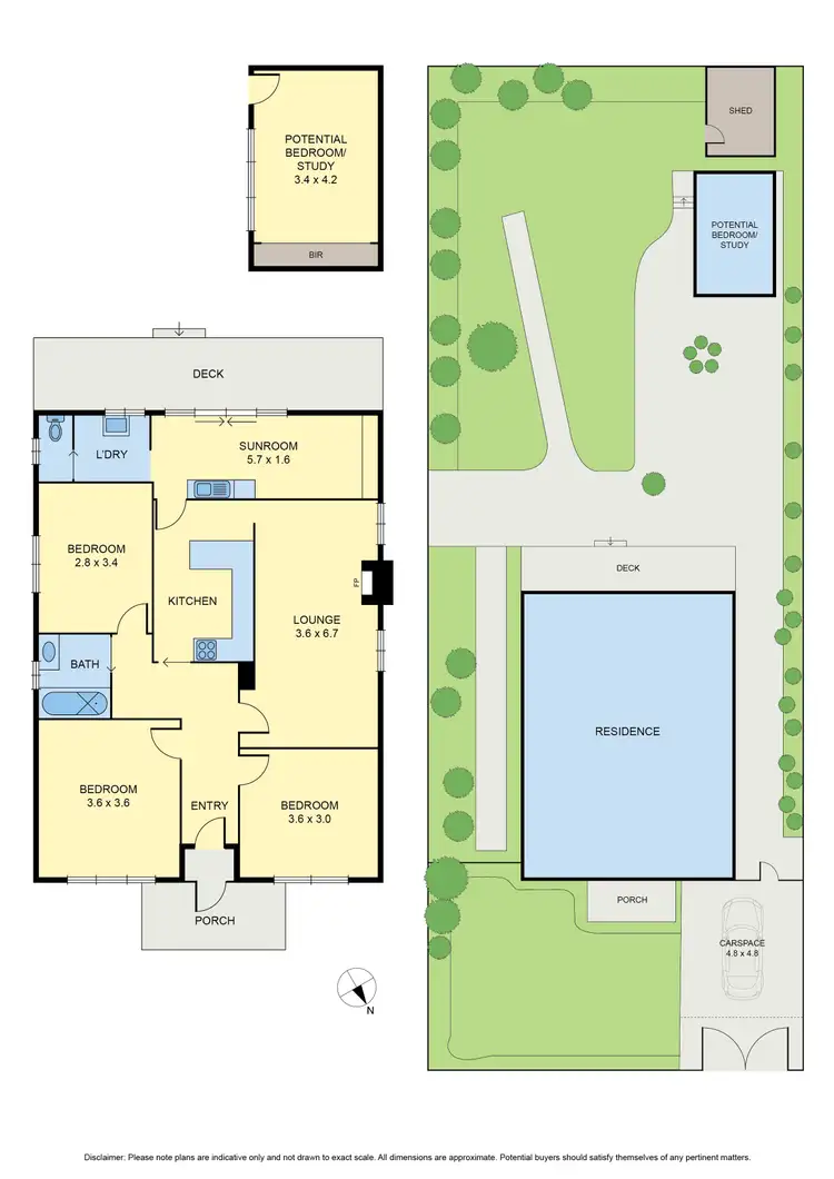 Floorplan of Homely house listing, 184 Donald Street, Brunswick East VIC 3057