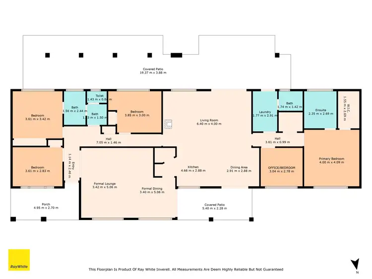 Floorplan of Homely rural property listing, 45 Fernhill Road, Inverell NSW 2360