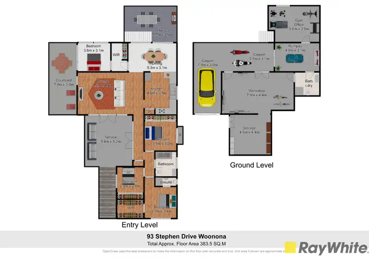 Floorplan of Homely house listing, 93 Stephen Drive, Woonona NSW 2517
