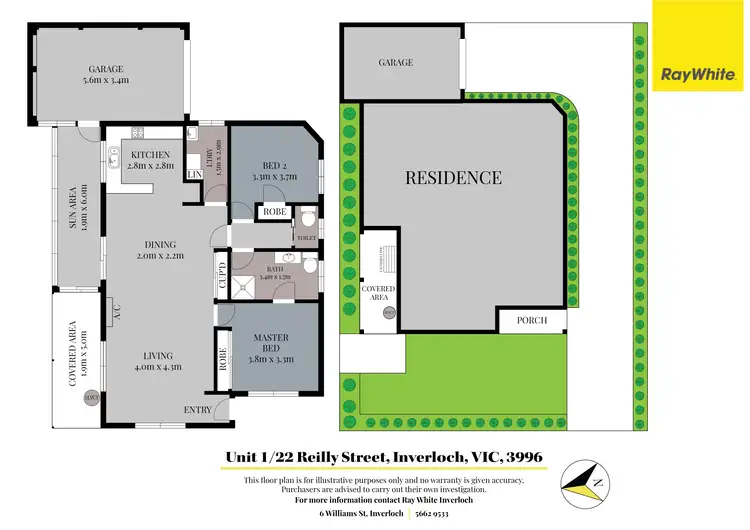 Floorplan of Homely house listing, 1/22 Reilly Street, Inverloch VIC 3996