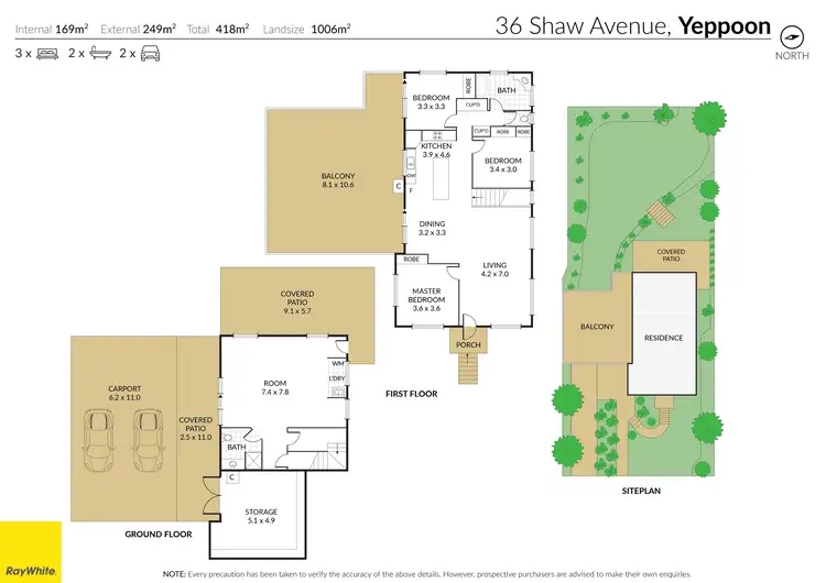 Floorplan of Homely house listing, 36 Shaw Avenue, Yeppoon QLD 4703