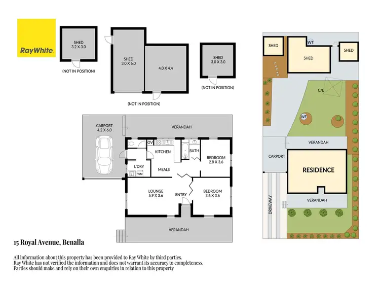 Floorplan of Homely house listing, 15 Royal Avenue, Benalla VIC 3672