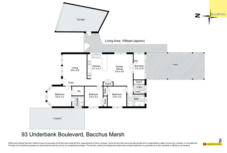 Floorplan of Homely house listing, 93 Underbank Boulevard, Bacchus Marsh VIC 3340