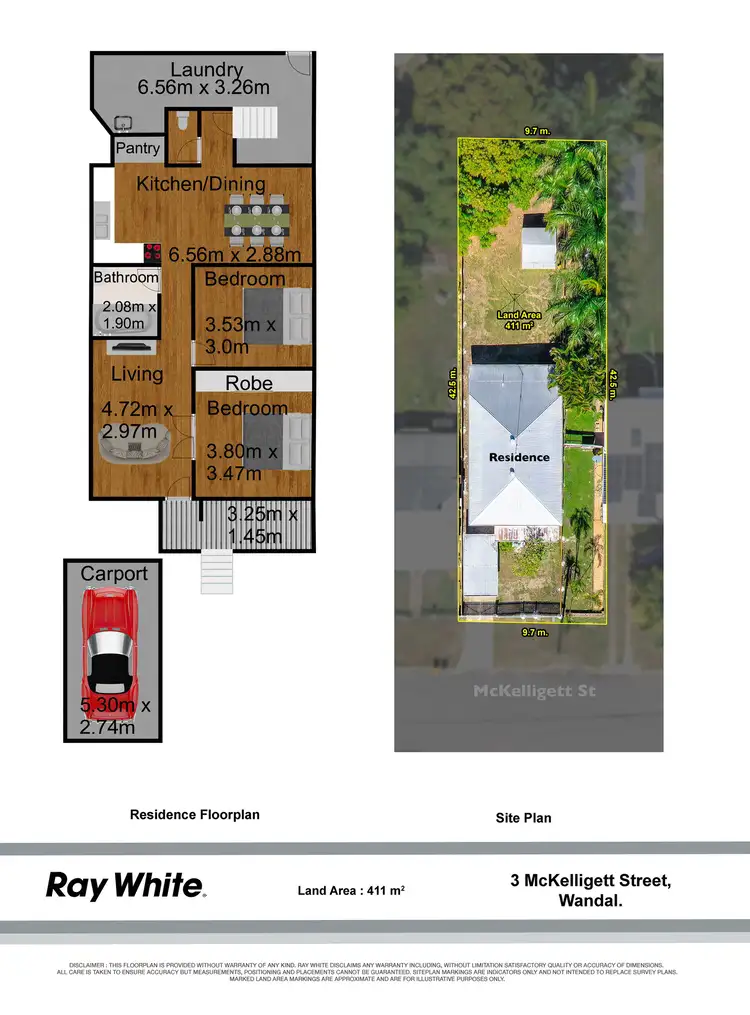 Floorplan of Homely house listing, 3 Mckelligett Street, Wandal QLD 4700