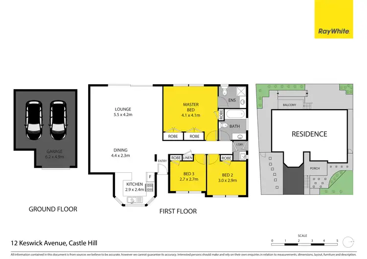 Floorplan of Homely house listing, 12 Keswick Avenue, Castle Hill NSW 2154