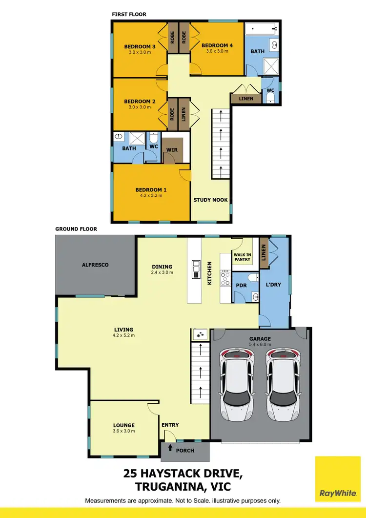 Floorplan of Homely house listing, 25 Haystack Drive, Truganina VIC 3029