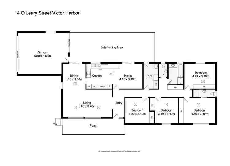 Floorplan of Homely house listing, 14 O'Leary Street, Victor Harbor SA 5211