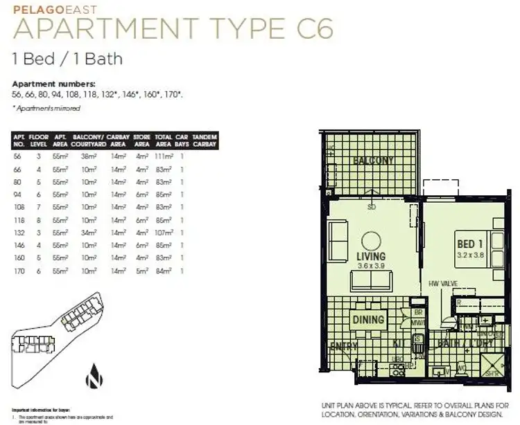 Floorplan of Homely apartment listing, 118/26 Sharpe Avenue, Karratha WA 6714
