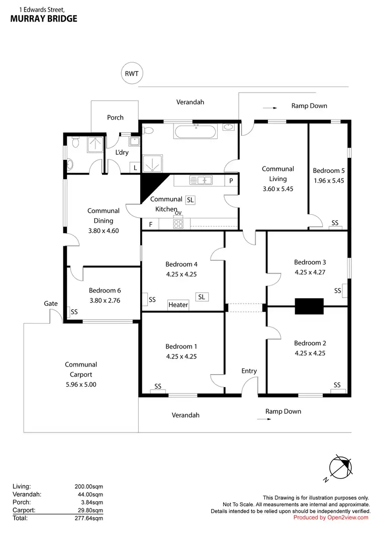 Floorplan of Homely house listing, 1 Edwards Street, Murray Bridge SA 5253