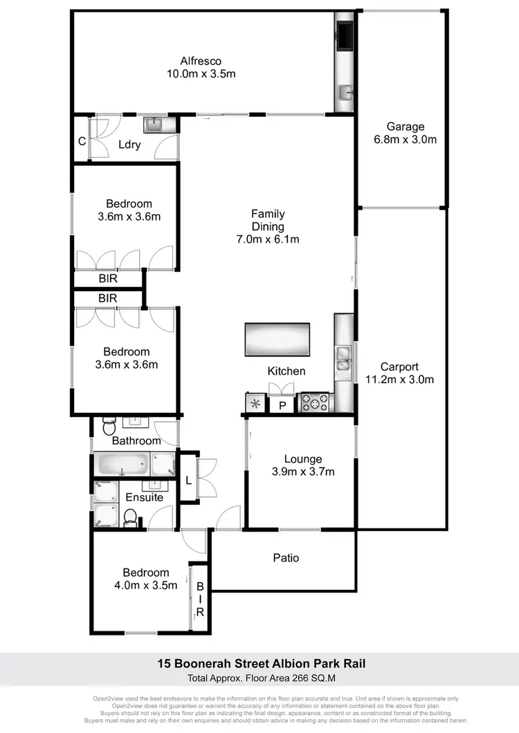 Floorplan of Homely house listing, 15 Boonerah Street, Albion Park Rail NSW 2527