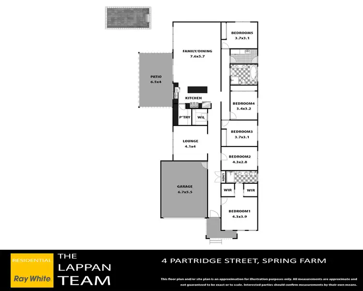 Floorplan of Homely house listing, 4 Partridge Street, Spring Farm NSW 2570