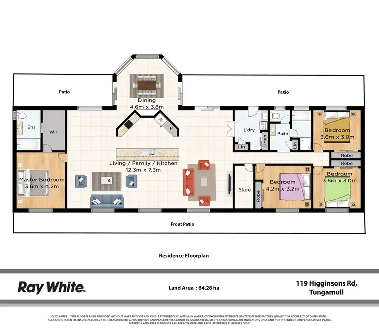 Floorplan of Homely rural property listing, 119 Higginsons Road, Tungamull QLD 4702