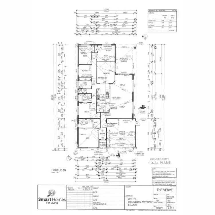 Floorplan of Homely house listing, 33 Bristlebird Approach, Baldivis WA 6171
